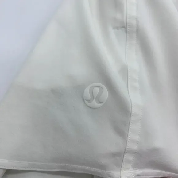 Lululemon Narrow Waistband Tennis Skirt White Athletic Skort Shorts size 2 XS - Picture 10 of 12